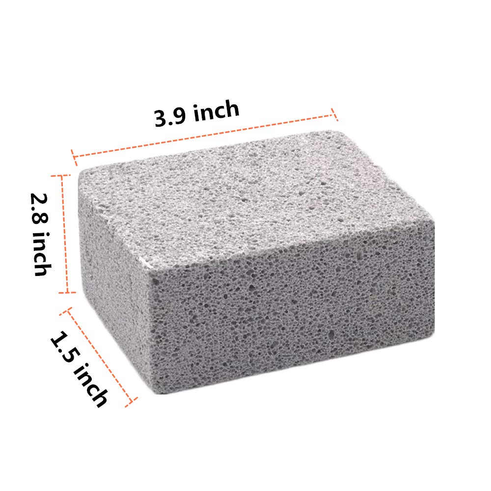 Kelfuoya Elaziy pumice grill stone cleans between grates safely on metal and enamel