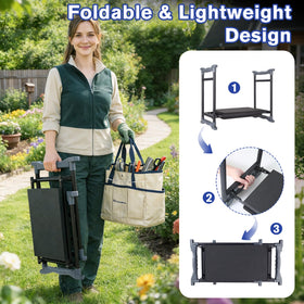 KELHOMECL 2-in-1 kneeler and seat for kneeling, planting, and pruning.