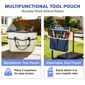 KELHOMECL folding garden kneeler is portable for camping, picnics, and more.