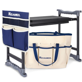 KELHOMECL garden kneeler seat with EVA pad for comfortable kneeling and easy standing.