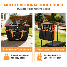 KELHOMECL tool pouch keeps essentials within reach during gardening