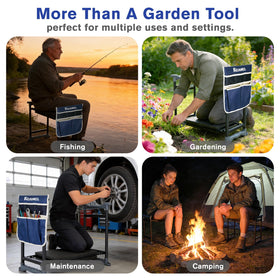 KELHOMECL portable outdoor kneeler suitable for seniors and DIY tasks.