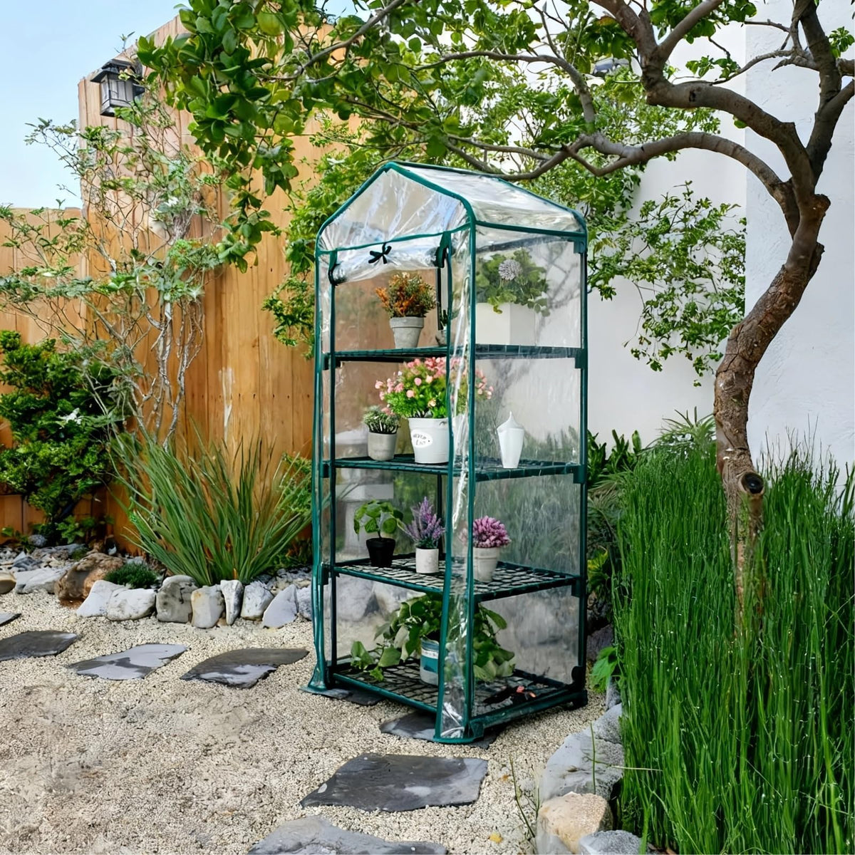 Portable design of Kelived Mini Greenhouse easy to move between sunlit spots