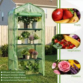 Kelived Portable greenhouse shown indoors or outdoors for sunrooms, balconies, or yards.