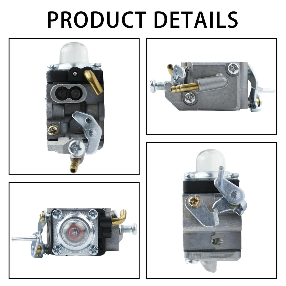 KELKONG carburetor for Husqvarna 129R detailed-fit view.