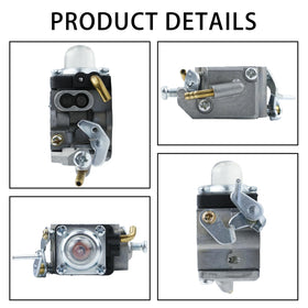 KELKONG carburetor for Husqvarna 129R detailed-fit view.