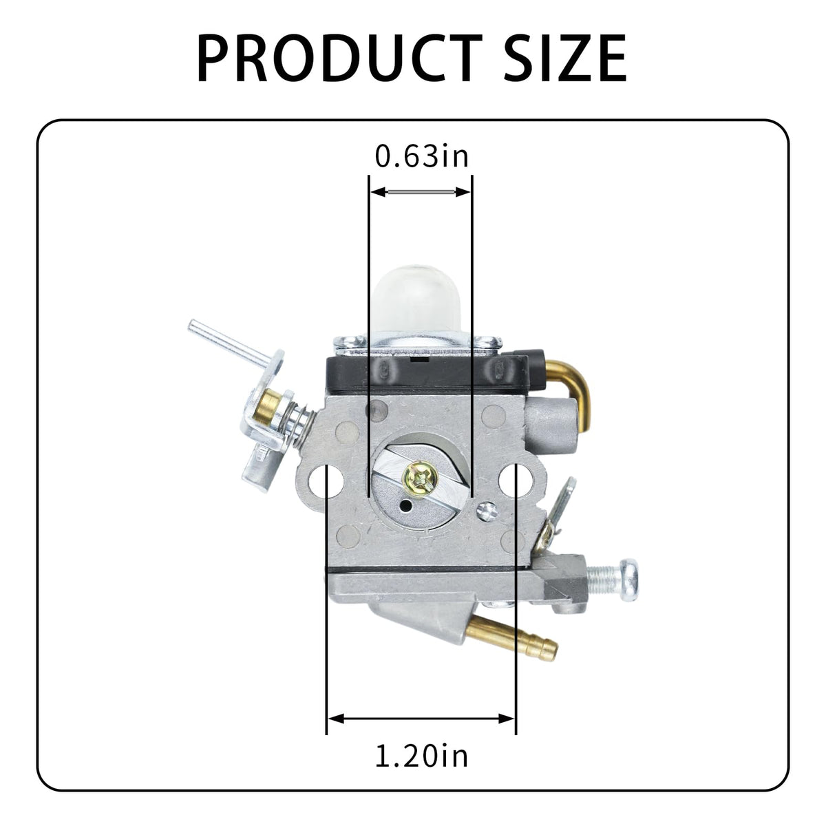 KELKONG carburetor for Jonsered GT2228 mount view for compatibility.