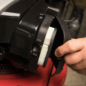 User-friendly installation scene for KELKONG kit in a mower maintenance setup