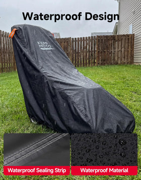 KEMIMOTO reflective strips and hanging loops enhance night visibility and drying convenience.