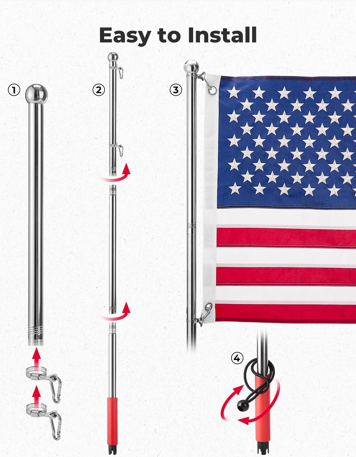 KEMIMOTO stainless steel rod holder detail reveals rugged marine hardware