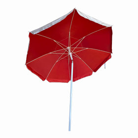 Kemp USA Lifeguard Solar Umbrella high-visibility design helps lifeguards quickly locate shaded stations.