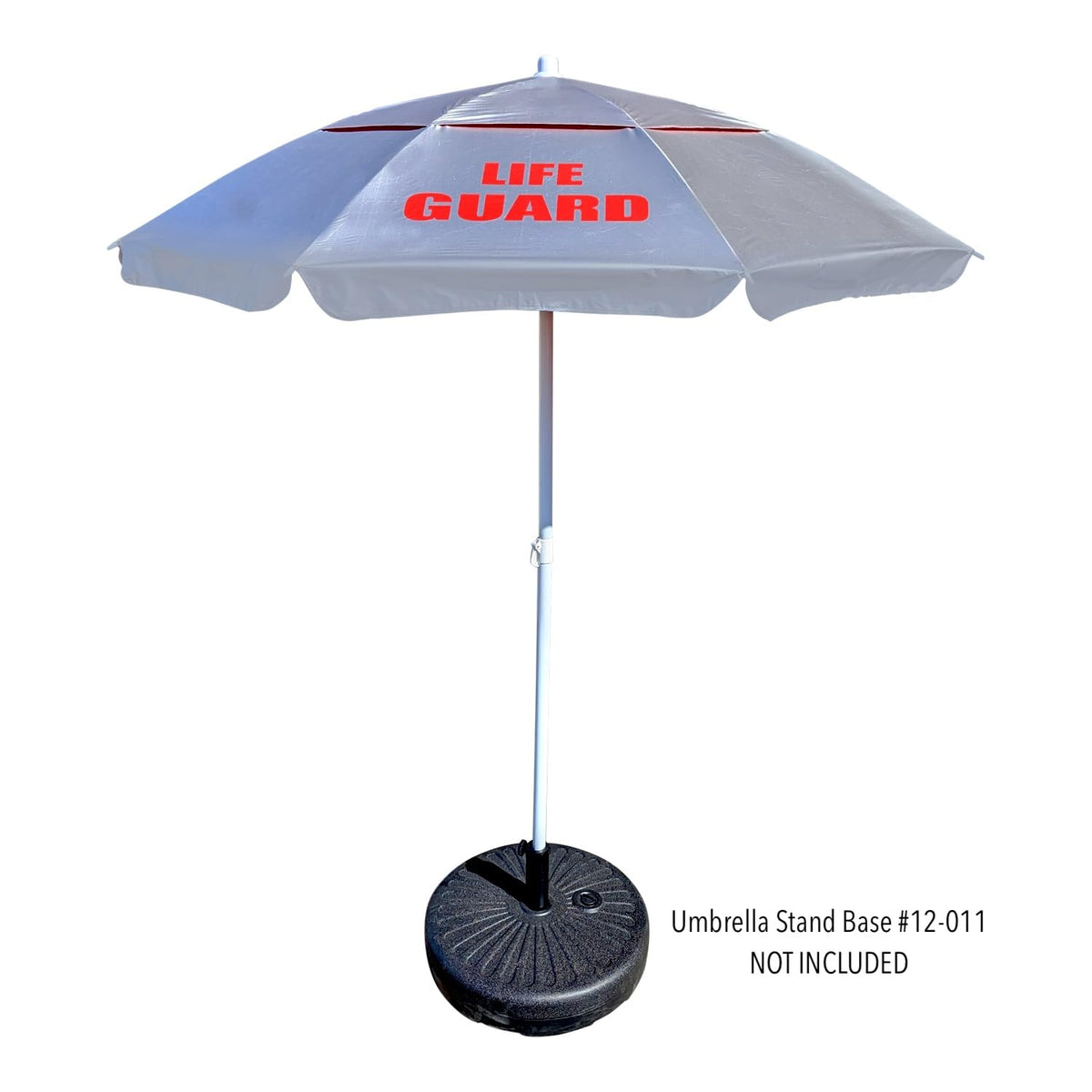 Kemp USA Lifeguard Solar Umbrella ideal for poolside and beachside stations.