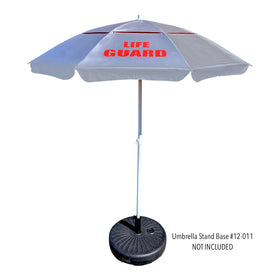 Kemp USA Lifeguard Solar Umbrella ideal for poolside and beachside stations.