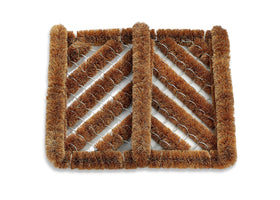 Kempf Boot Scraper with coco coir bristles cleans boots efficiently