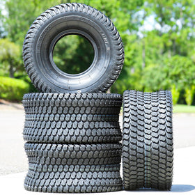 Kenda K500 Super Turf on a hillside mowing setup indicates improved stability