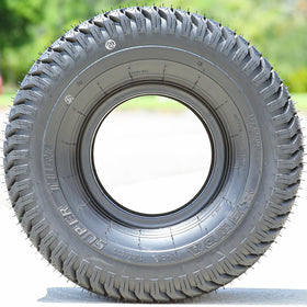 Kenda K500 Super Turf sidewall detail reveals durable construction for routine lawn use