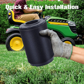 Kendwin filter compatible with John Deere riding mowers for consistent airflow