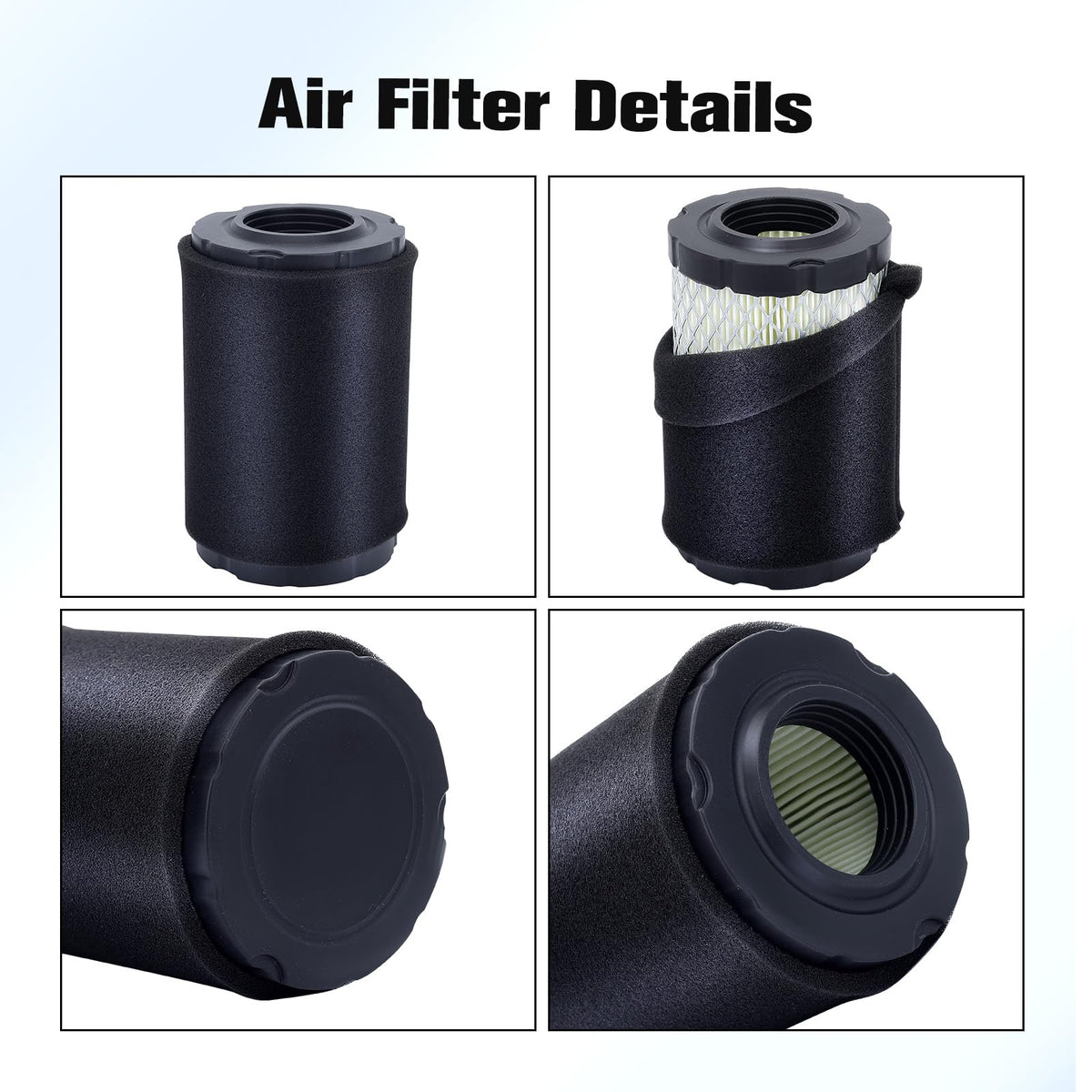 Kendwin filter compatible with Troy-Bilt Bronco Pony for easier maintenance