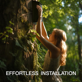 Kenley Bat House hanging hook shown for easy mounting on pole, tree, or wall.