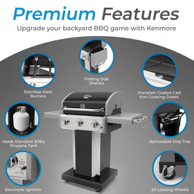 Kenmore grill electronic ignition starts quickly with one press
