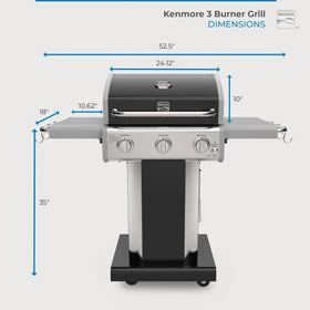 Kenmore grill tool hooks keep essentials within reach