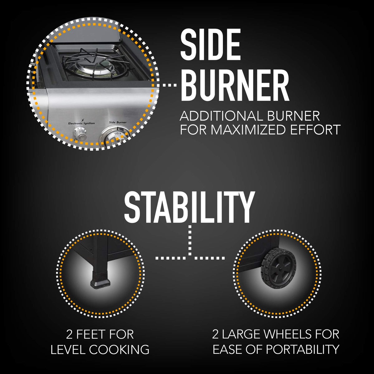 Kenmore electronic ignition ensures quick, reliable starts