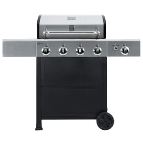 Kenmore four-burner gas grill with side burner for versatile outdoor cooking