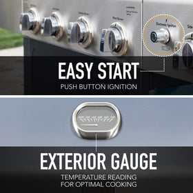 Kenmore side burner enables sauces or sides while grilling