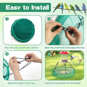 KEOHOLI adjustable ropes enable versatile hanging from many feeders