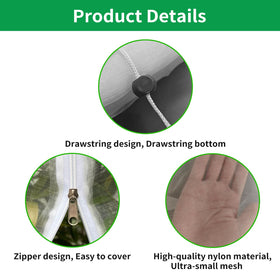 KEOHOLI insect-bird barrier netting keeps plants protected while maintaining airflow.