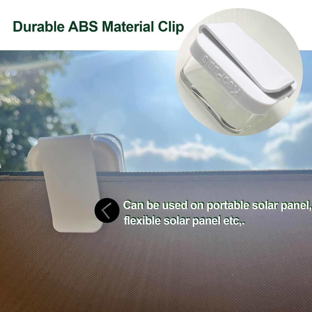 KeoPuals Solar Angle Guide durable ABS and acrylic construction withstands weather.