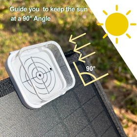 KeoPuals Solar Angle Guide lightweight, portable, ideal for outdoor panel setups.