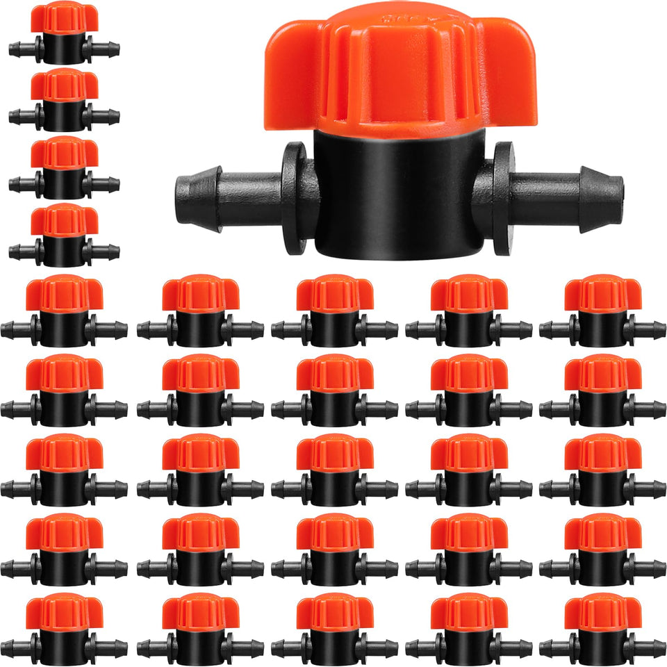 Kepmix quarter-inch valve 30-pack enables easy irrigation control