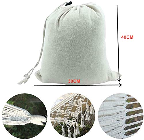 KEREITH easy-setup hammock with two nylon cords for quick attachment.