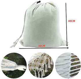 KEREITH easy-setup hammock with two nylon cords for quick attachment.