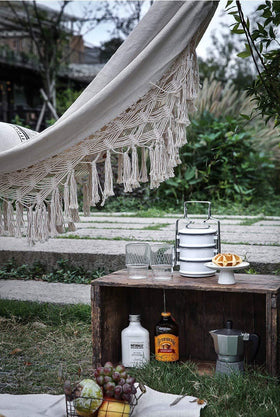 KEREITH hammock fabric is machine-washable for easy care