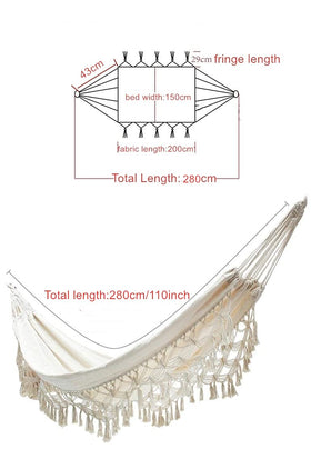 KEREITH hammock set between trees for quick, secure setup