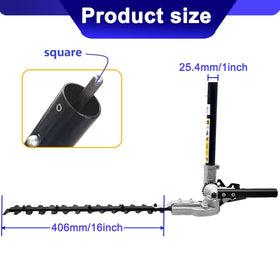 Kerlista hedge trimmer blade 16-inch dual-action for precise cuts.