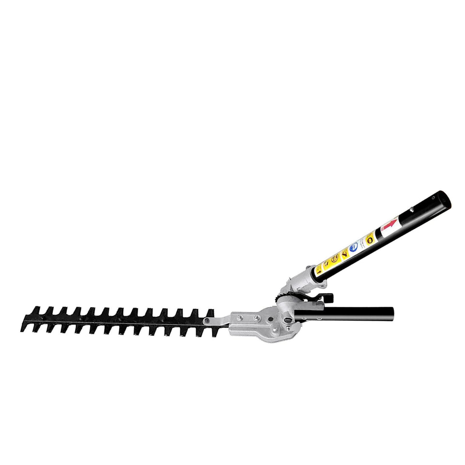 Kerlista straight shaft hedge trimmer attachment ready to connect to compatible powerheads.