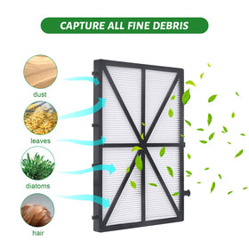 Sturdy ABS frame adds durability during pool cleaning.