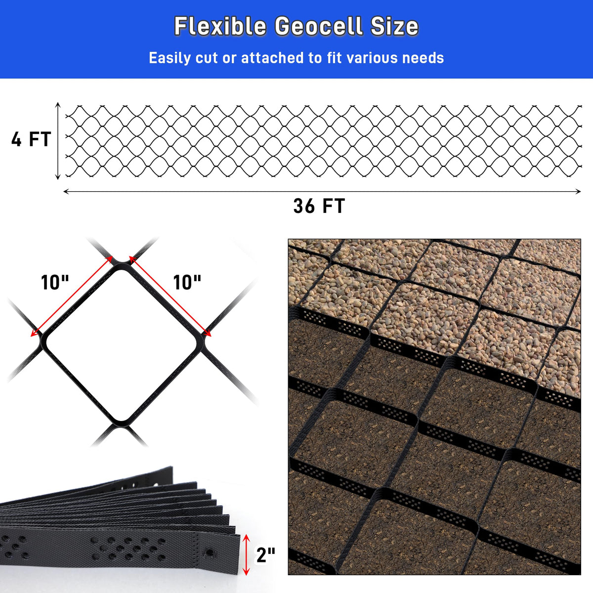 Kerty 2inch thick grid cell shows robust support and dimensional flexibility.