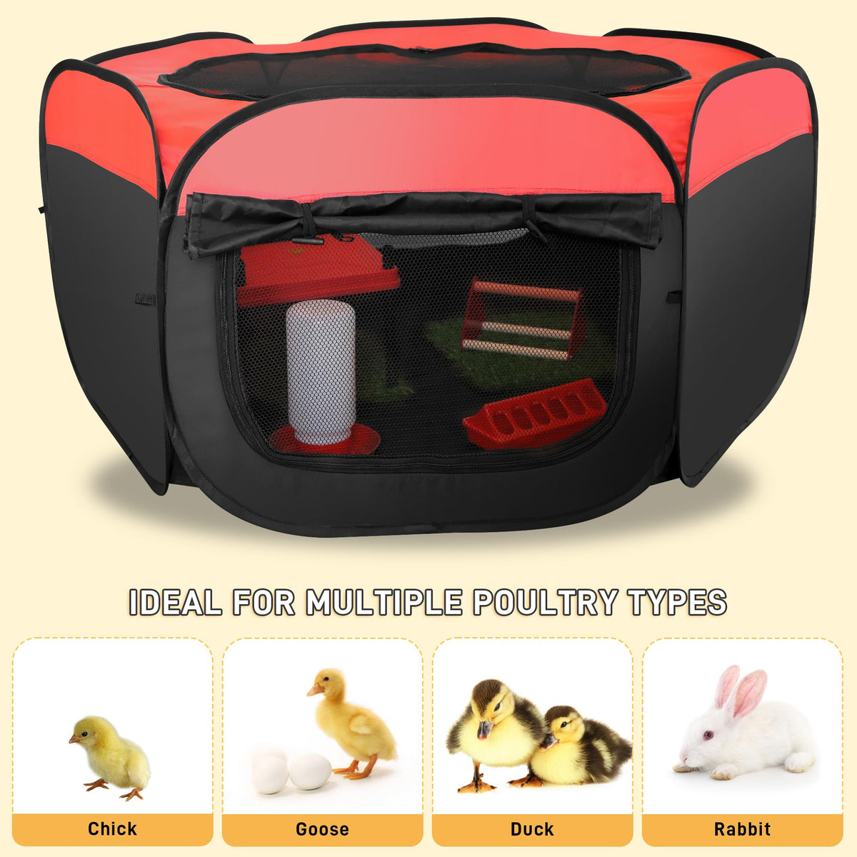 Kerty Upgrade Chick Starter Kit bottom pad provides a cushioned base for comfort.