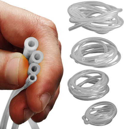 KESEM four-size fuel line hose assortment for flexible two-stroke engine replacements.