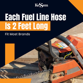 KESEM fuel line hose close-up highlighting oil and gas resistance.