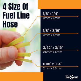 KESEM polyurethane fuel hose material emphasizes durability and flexibility.