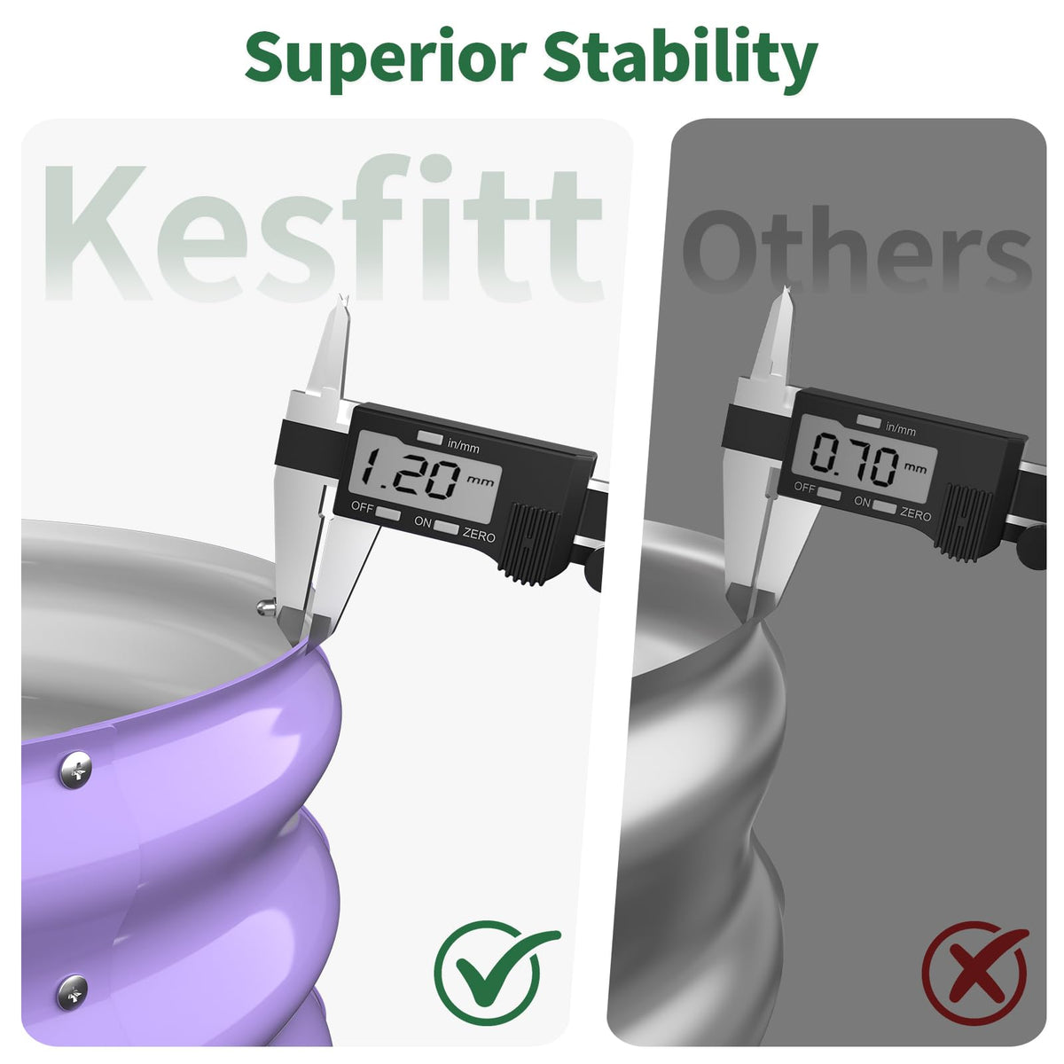 Kesfitt bed shows 12-inch growing depth for spacious root growth.