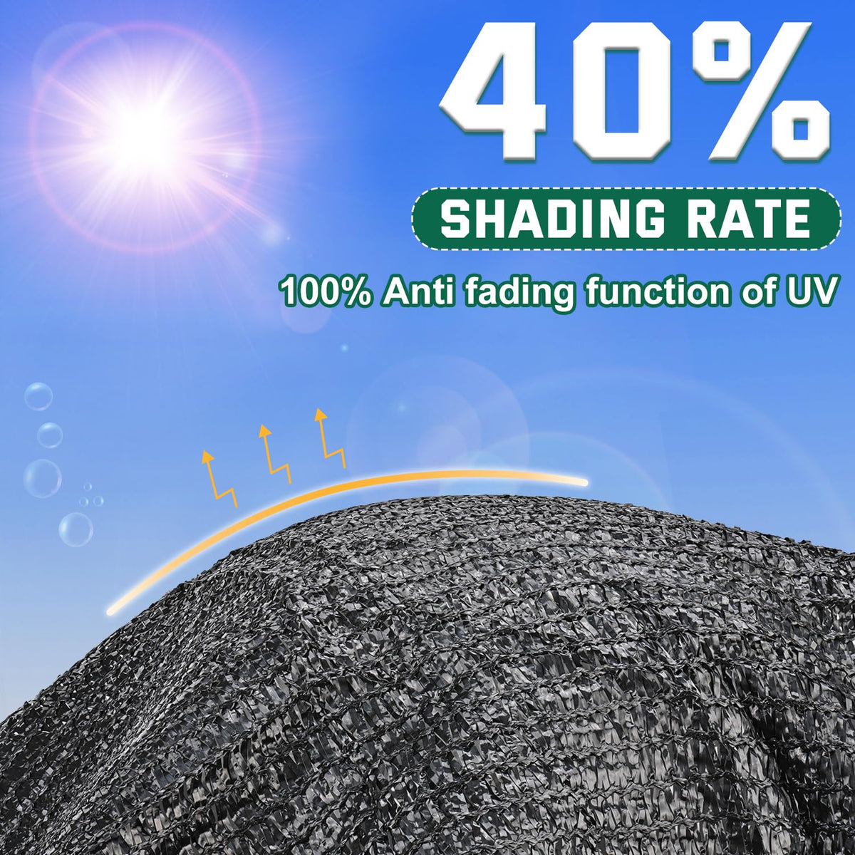 Kesfitt copper grommets shade cloth demonstrates durable reinforced mounting
