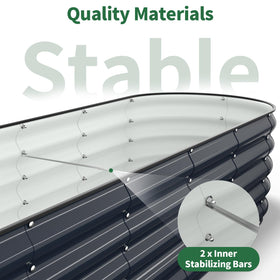 Close up of fade resistant coating on galvanized steel.
