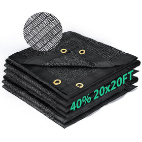 Kesfitt HDPE mesh shade cloth closeup shows breathable UV protection for plants