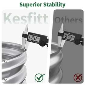 Kesfitt galvanized panels highlight rust-resistant construction for outdoors.